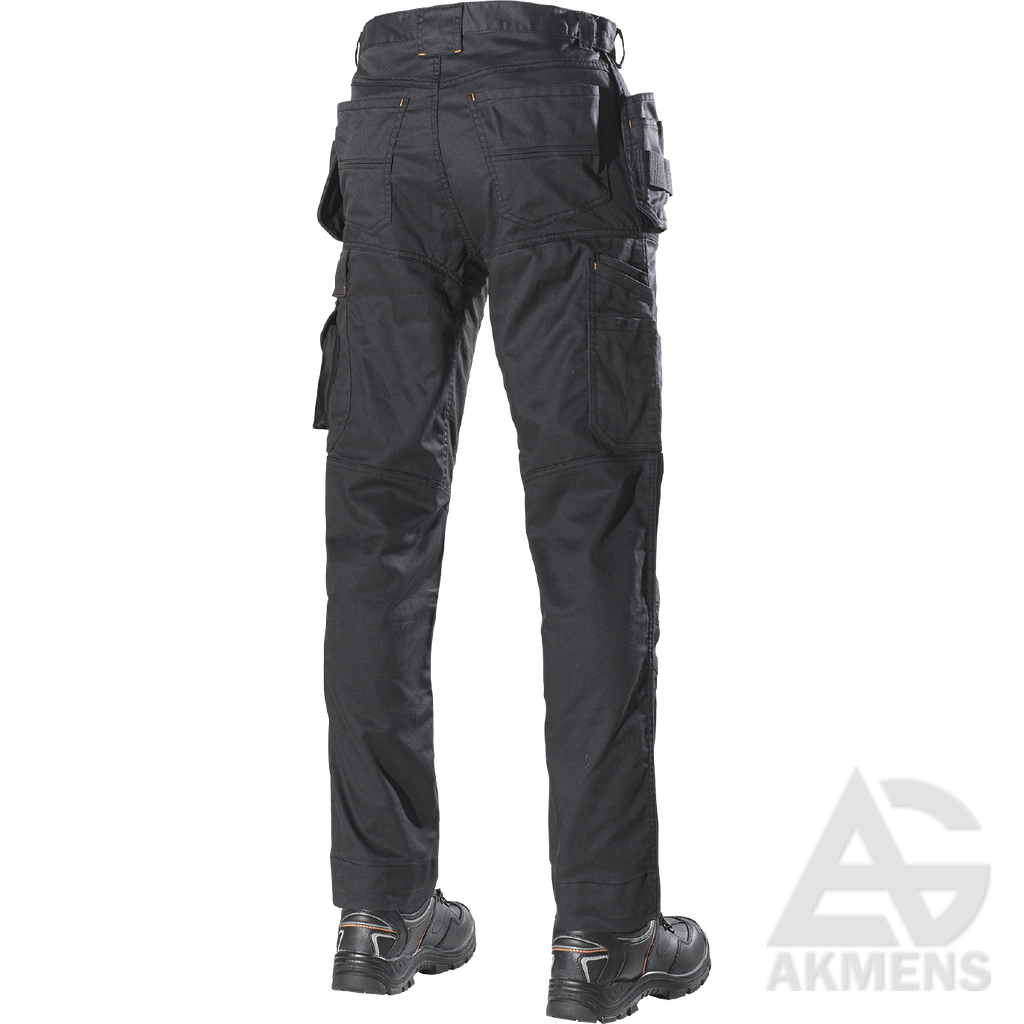 Trousers L.BRADOR 1090PB, black - rear view