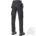 Trousers L.BRADOR 1090PB, black - rear view