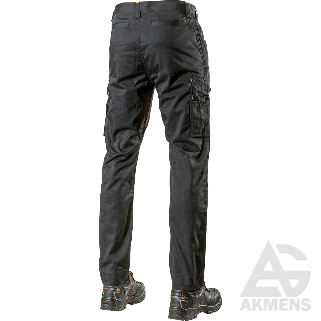 Trousers L.BRADOR 1091PB, black - rear view
