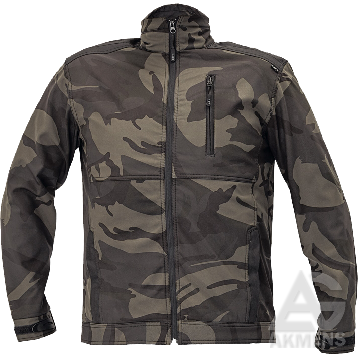 CRAMBE Softshell Work Jacket, camouflage - gallery 01