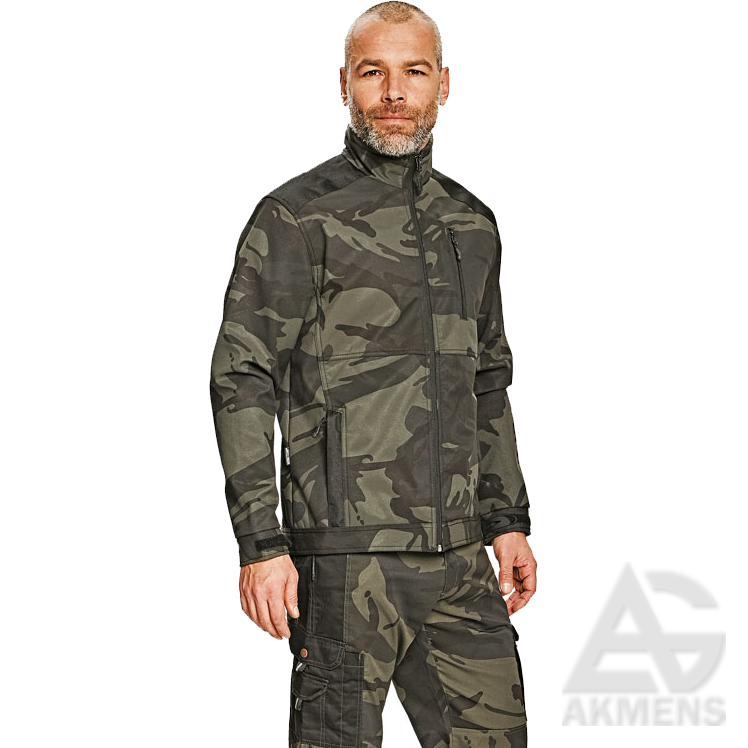 CRAMBE Softshell Work Jacket, camouflage - gallery 02