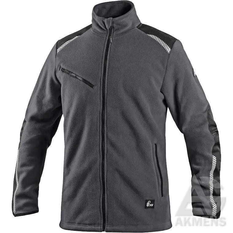 [SG-DZEMPERIS-CXS-4ENVI-SOLIS-FLEECE-PILKA-L] Džemperis CXS 4ENVI SOLIS, fleece, pelēka (L)