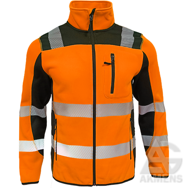 [SG-DZEMPERIS-OSTIN-HI-VIS-ORANZINIS-XL] Sweatshirt OSTIN HI-VIS, orange (XL)