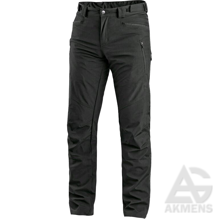 [SG-KELNES-AKRON-SOFTSHELL-JUODOS-52] Trousers AKRON Softshell, black (52)
