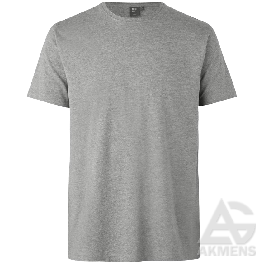 [SG-MARSKINELIAI-ID0594-PILKI-ELASTINIAI-L] T-krekls ID0594, pelēki (elastiniai) (L)
