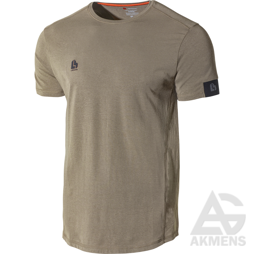 [SG-MARSKINELIAI-L-BRADOR-6030BV-CHAKI-L] T-krekls L.BRADOR 6030BV, khaki (L)