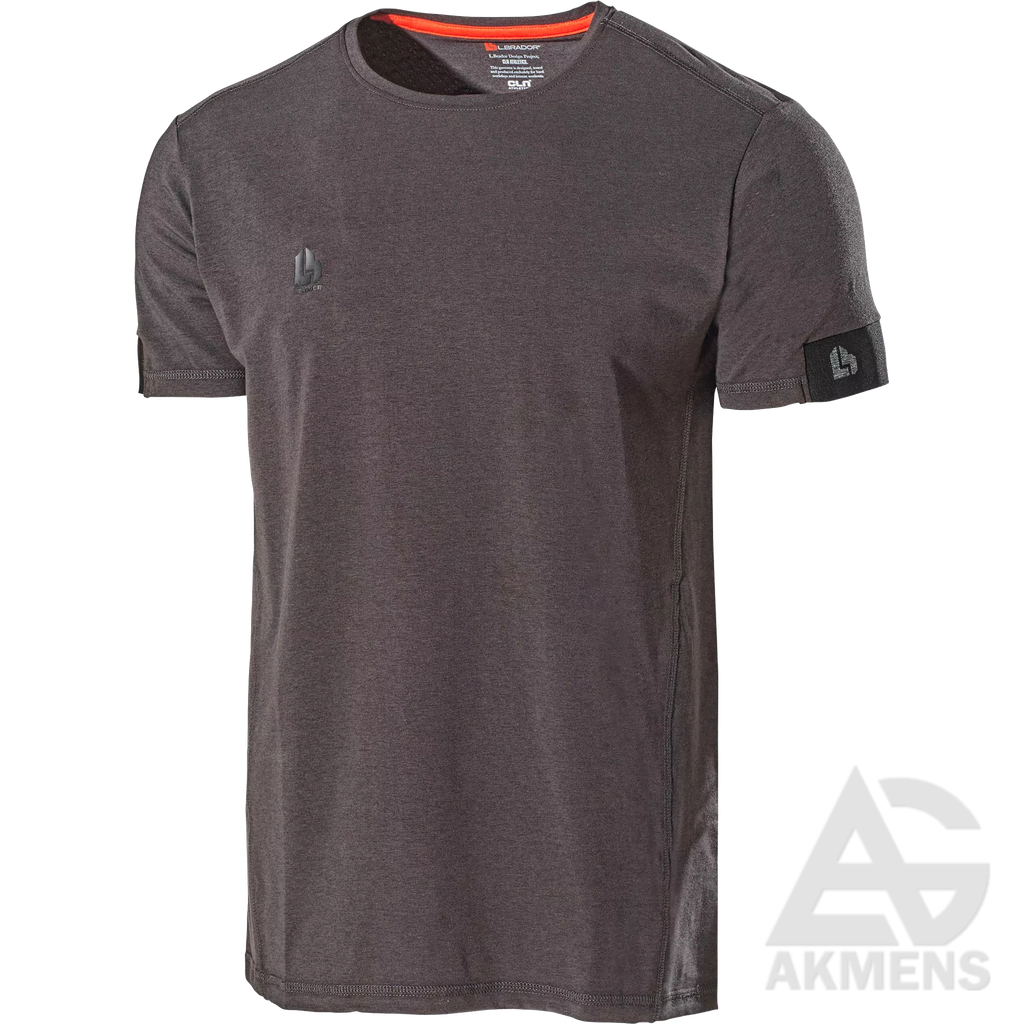 [SG-MARSKINELIAI-L-BRADOR-6030BV-PILKA-L] T-krekls L.BRADOR 6030BV, pelēka (L)