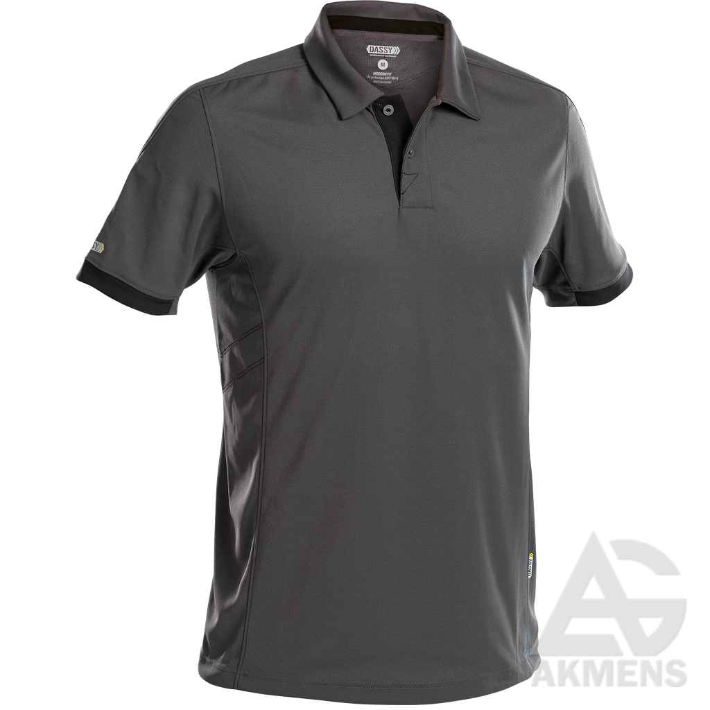 [SG-MARSKINELIAI-POLO-TRAXION-PILKI-L] T-krekls POLO TRAXION, pelēki (L)