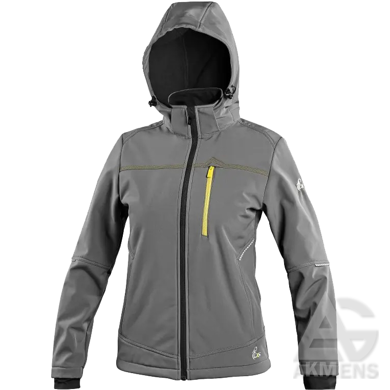 [SG-STRIUKE-CXS-STRETCH-WOMEN-SOFTSHELL-PILKA-IKI-10-D-D-L] Jacket CXS STRETCH WOMEN Softshell, grey (up to 10 business days) (L)
