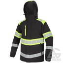 Jacket STEPO MICHIGAN, black/yellow (stretch)
