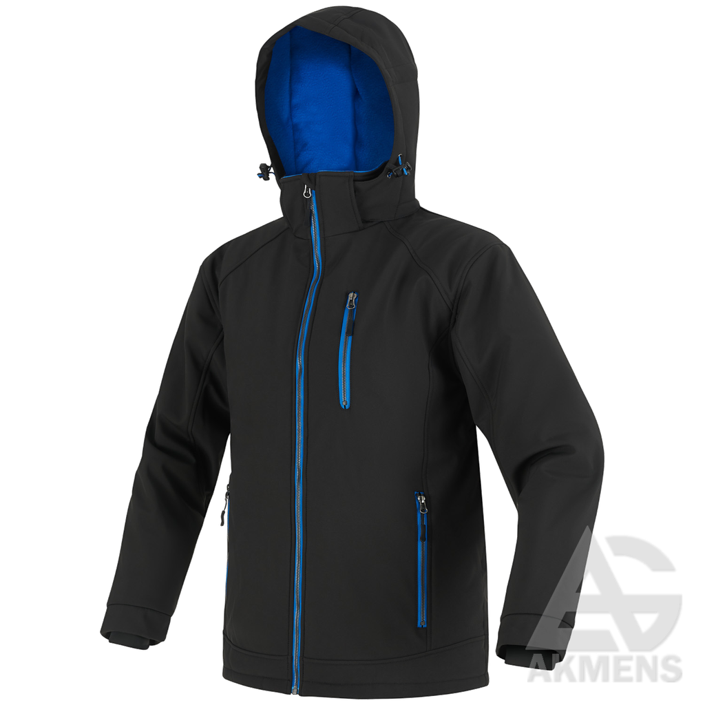 [SG-STRIUKE-STEPO-NEW-YORK-JUODA-MELYNA-L] Jacket STEPO NEW YORK, black/blue (L)