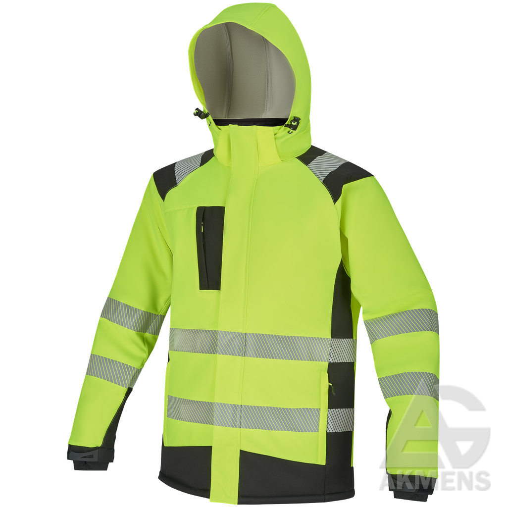 [SG-STRIUKE-DARBUI-WINTER-TEXAS-HI-VIS-SOFTSHELL-L] Work Jacket WINTER TEXAS HI-VIS Softshell (L)
