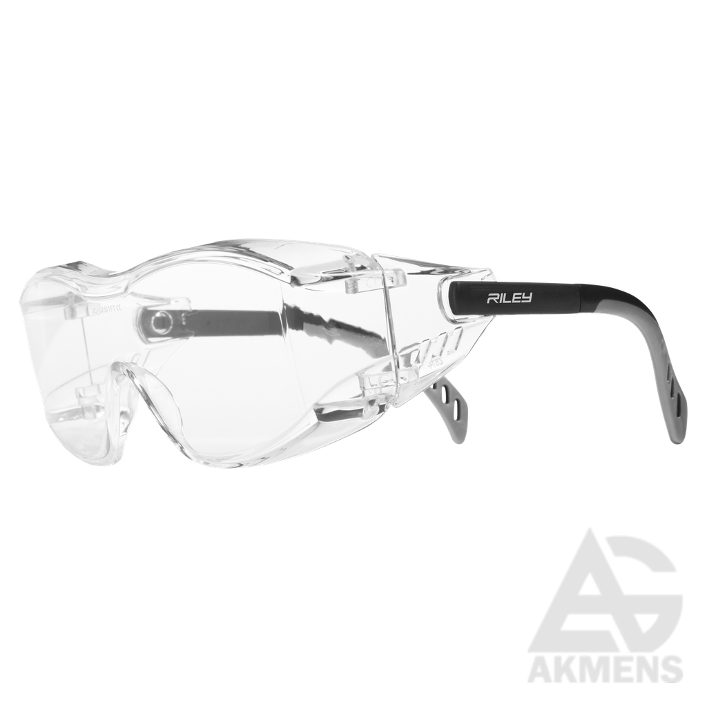 [SG-AKINIAI-RILEY-TILLA-ANT-DIOPTRINIU-AKINIU] Aizsargbrilles RILEY TILLA, virs optiskajām brillēm