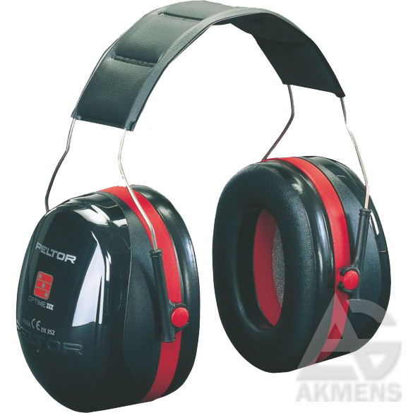 [SG-APSAUGINES-AUSINES-DARBUI-OPTIME-III-SU-LANKELIU-PER-GALVA] Work Ear Defenders OPTIME III, with headband