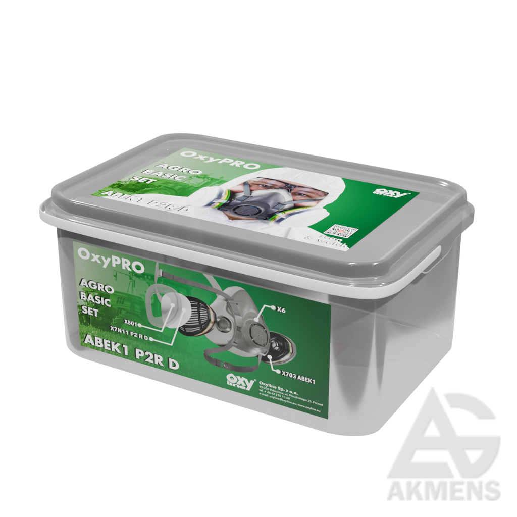 [SG-KVEPAVIMO-RINKINYS-OXYPRO-AGRO-BASIC-L] Respiratory Protection Kit OXYPRO AGRO BASIC (L)
