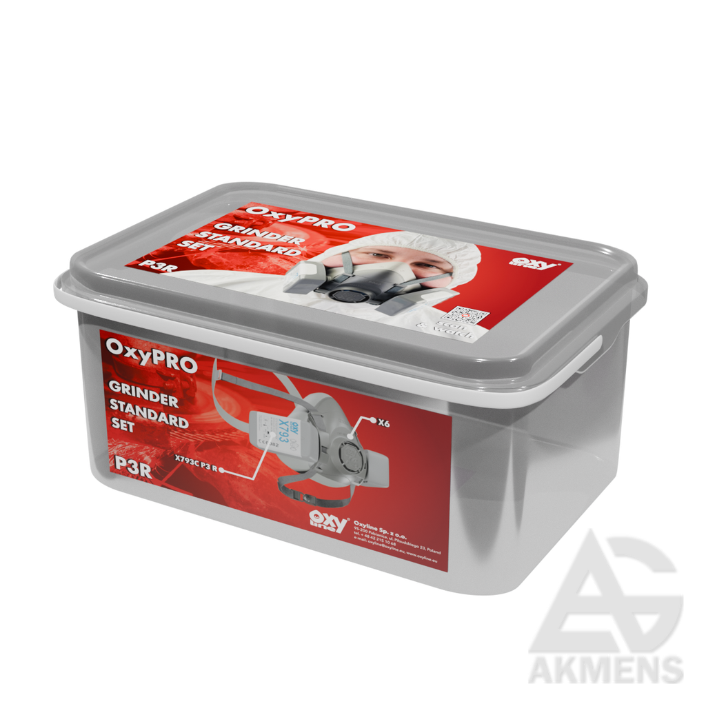 [SG-KVEPAVIMO-RINKINYS-OXYPRO-GRINDER-STANDARD-L] Respiratory Protection Kit OXYPRO GRINDER STANDARD (L)