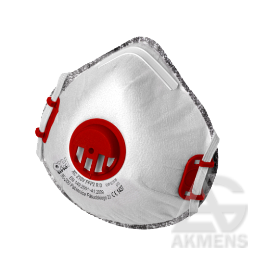 [SG-RESPIRATORIUS-XC210-V-FFP2-R-D-SU-AKTYVIOSIOS-ANGLIES-SLUOKSNIU] Respirators XC210 V FFP2 R D ar aktīvo ogli
