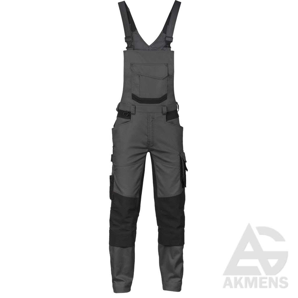[SG-DARBO-PUSKOMBINEZONIS-TRONIX-DASSY-PILKAS-52] Work Bib Trousers TRONIX DASSY, dark greys (52)