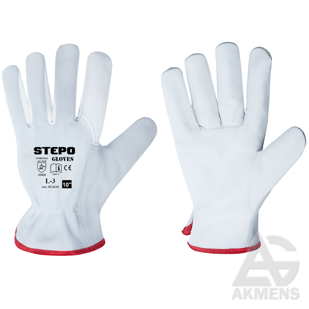 [SG4210] L-3 Work Gloves (cowhide) (10)