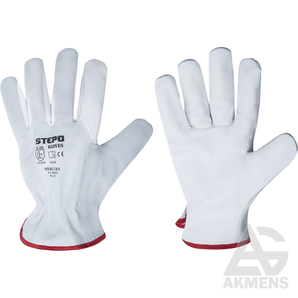 [SG4125] MERCURY Work Gloves (cowhide) (10)
