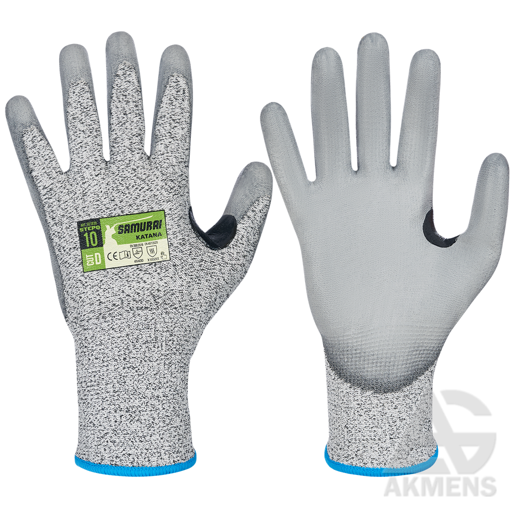 [SG1830] Work Gloves KATANA cut-resistant with touchscreen function (8)