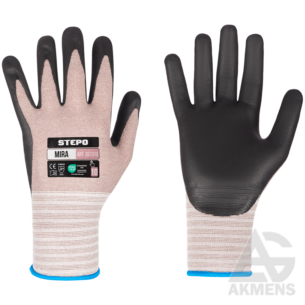 Work Gloves MIRA, with touchscreen function