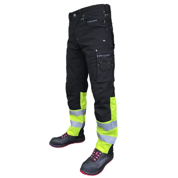Work trousers Pesso Canvas HI-VIS, black