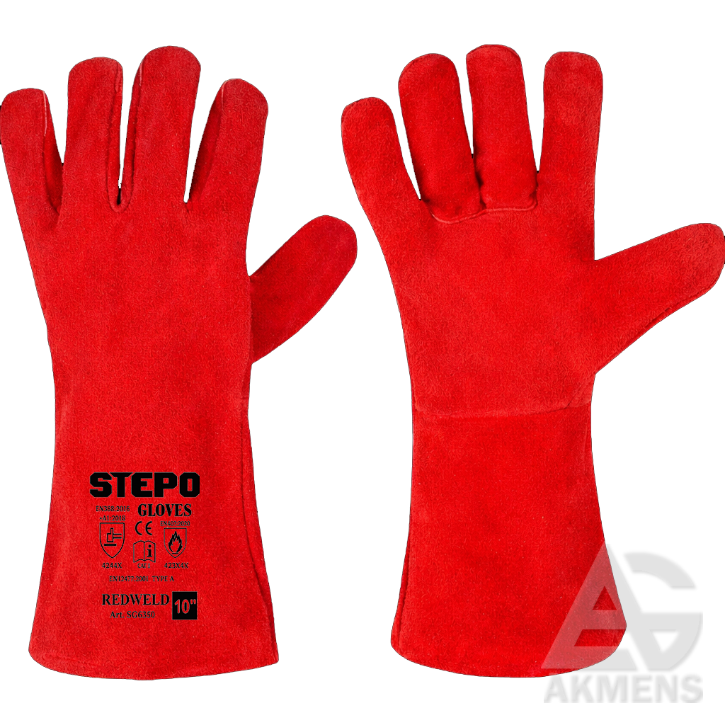 [SG-DARBO-PIRSTINES-REDWELD] Work Gloves REDWELD (10)