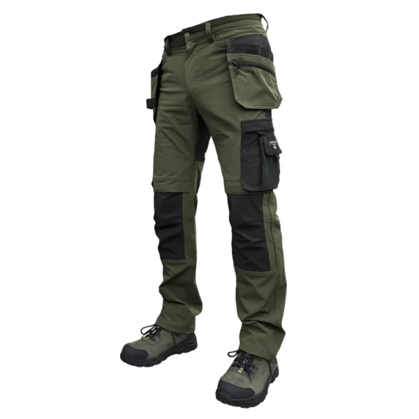 Work trousers Pesso Nexus Flexpro 185, Olive Green