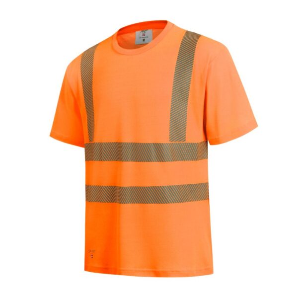 Augstas redzamības T-krekls Pesso HVMCOT HI-VIS, oranžs
