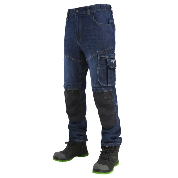 [KD155_Blue/S] Work trousers Pesso Denim Flex Ultimate Strech 155, blue (S)