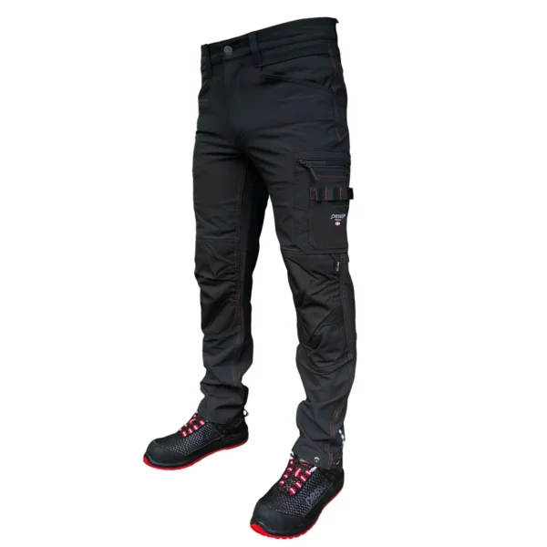 [KD145B/50] Work trousers Pesso Stretch Mercury, black (50)
