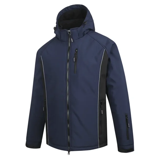 [OTAVAM/S] Jacket with soft PU coating Pesso OTAVA, blue (S)