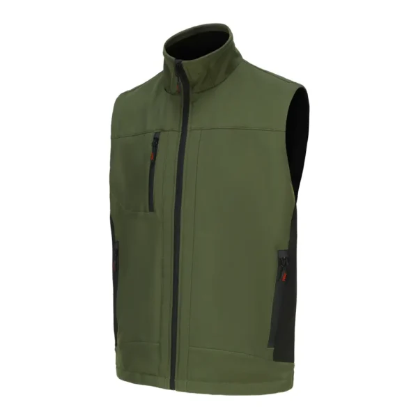 [SOFT_OG/S] Softshell vest Pesso Soft, green (S)