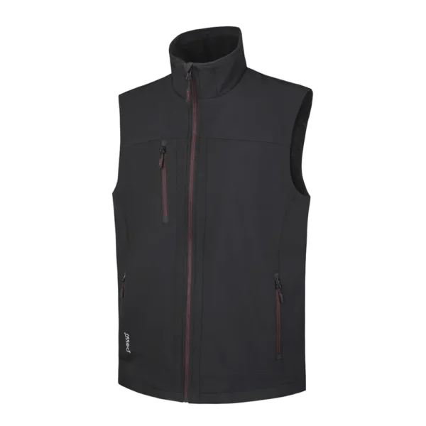 [SOFTBLACK/S] Softshell vest Pesso Soft, black (S)